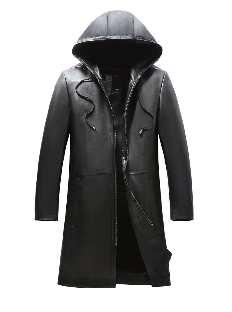 Leather coat Luca